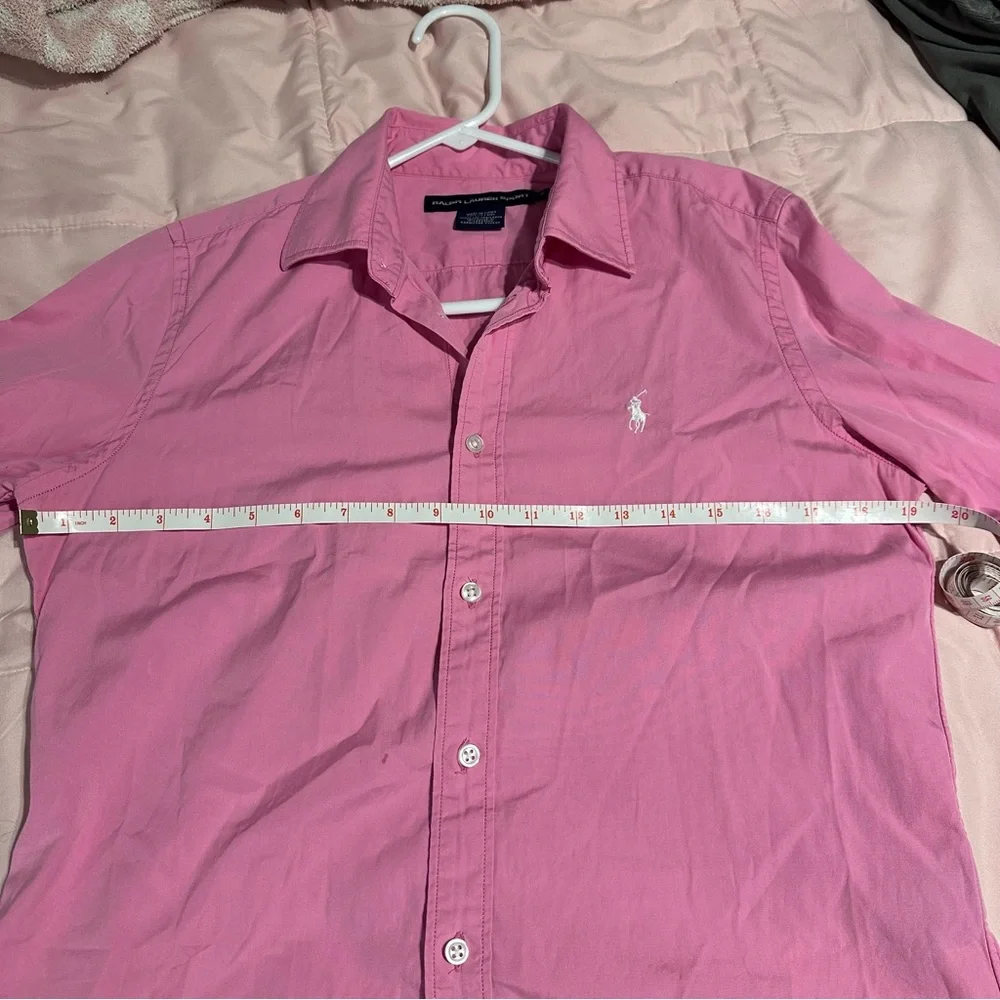 Ralph Lauren Sport Pink Button Down Shirt - Picture 4 of 5